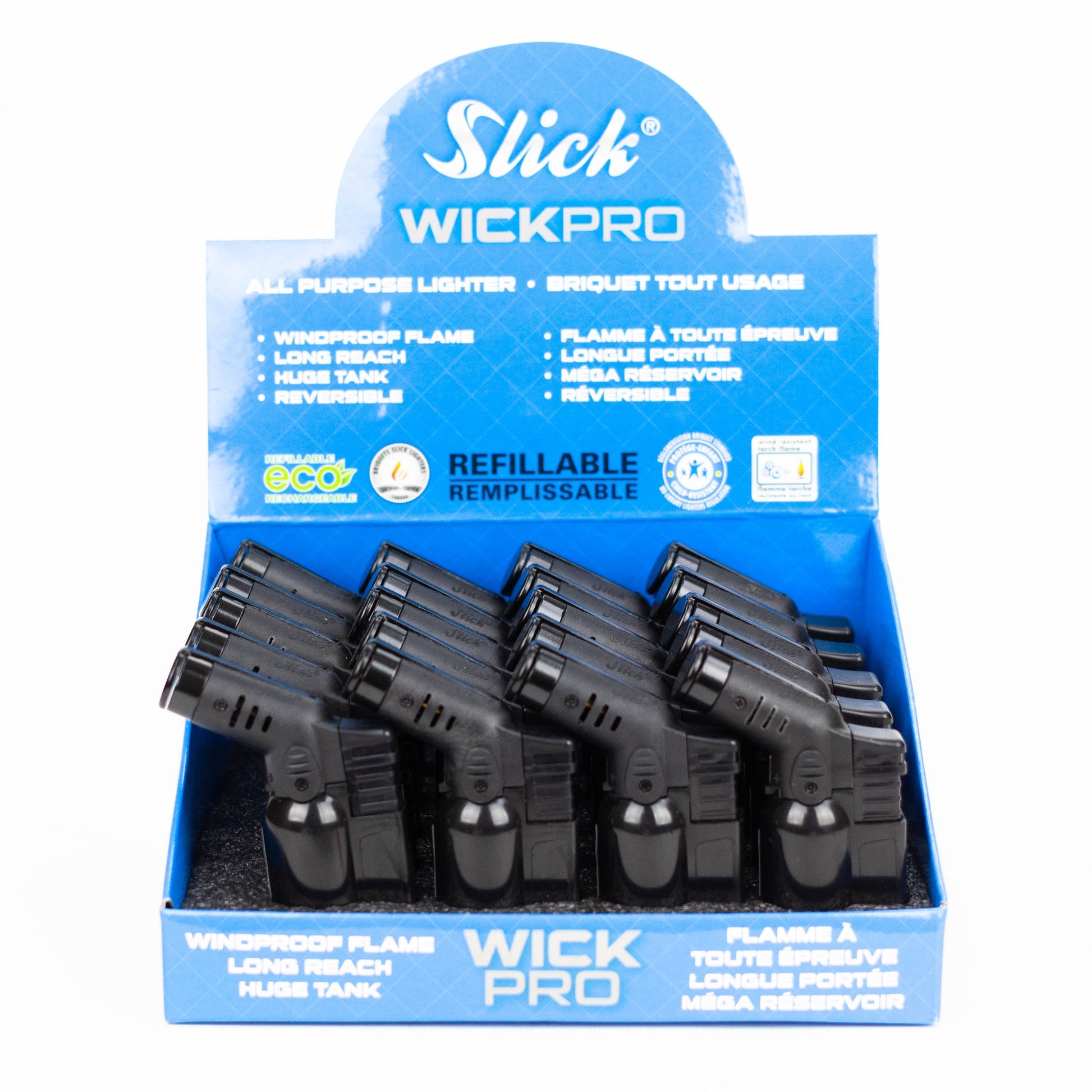 Slick® | Windproof Lighter - WICK PRO [YYG-8840] Torch Slick Lighters