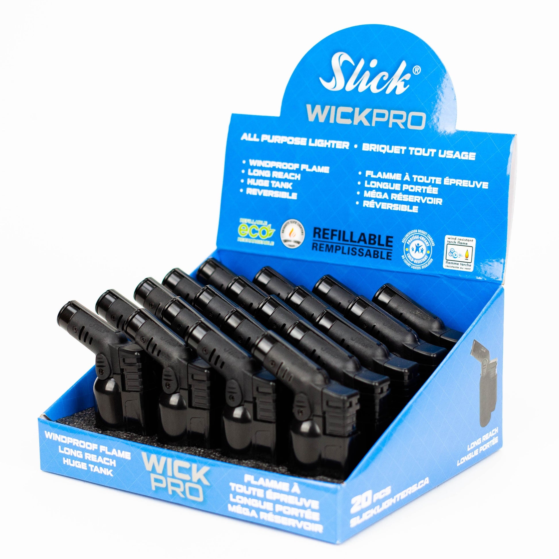 Slick® | Windproof Lighter - WICK PRO [YYG-8840] Torch Slick Lighters