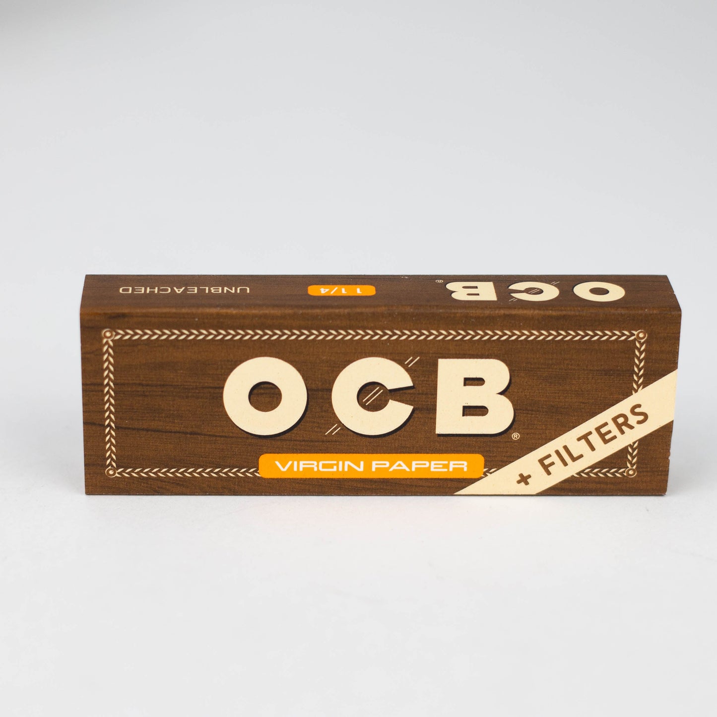 OCB | Virgin paper 1 1/4 with Filters - 24 packs 1 - 1/4" Size ONE