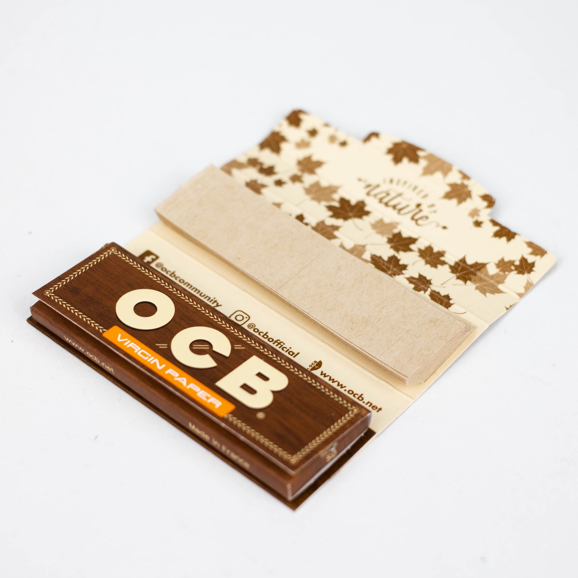 OCB | Virgin paper 1 1/4 with Filters - 24 packs 1 - 1/4" Size ONE