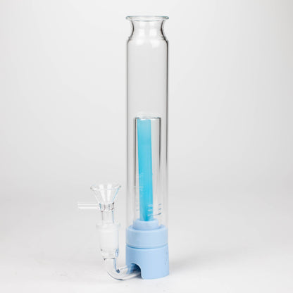 Rukioo® | 9" Bird Bong with Herb Bowl [BG41x] Resin · Silicone · Plastic Bong 777 Smoke Blue