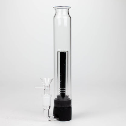 Rukioo® | 9" Bird Bong with Herb Bowl [BG41x] Resin · Silicone · Plastic Bong 777 Smoke Black
