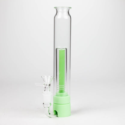 Rukioo® | 9" Bird Bong with Herb Bowl [BG41x] Resin · Silicone · Plastic Bong 777 Smoke Green