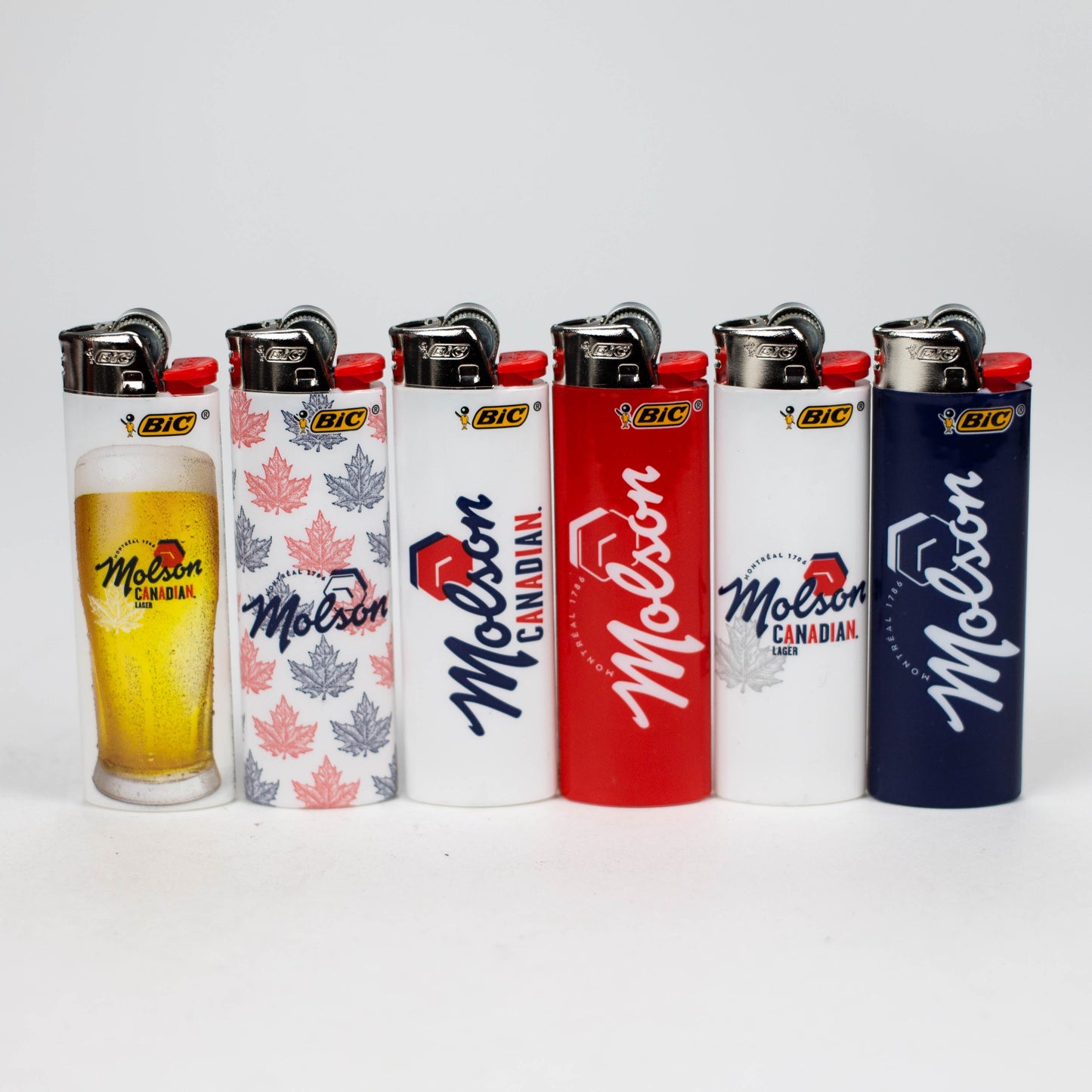 Bic Regular Lighter [Molson Canadian] - Display of 50 Lighter ONE