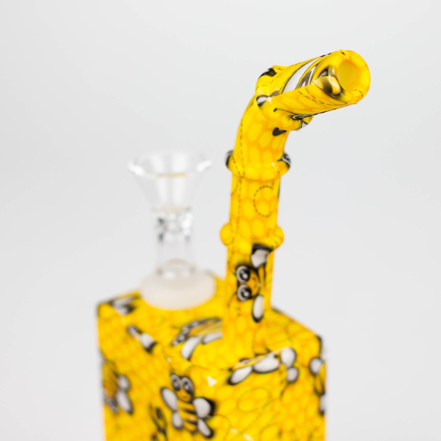 Fortune | 8" Hydrographic Silicone Square Pipe-Assorted [SP1001P] Resin · Silicone · Plastic Bong Fortune