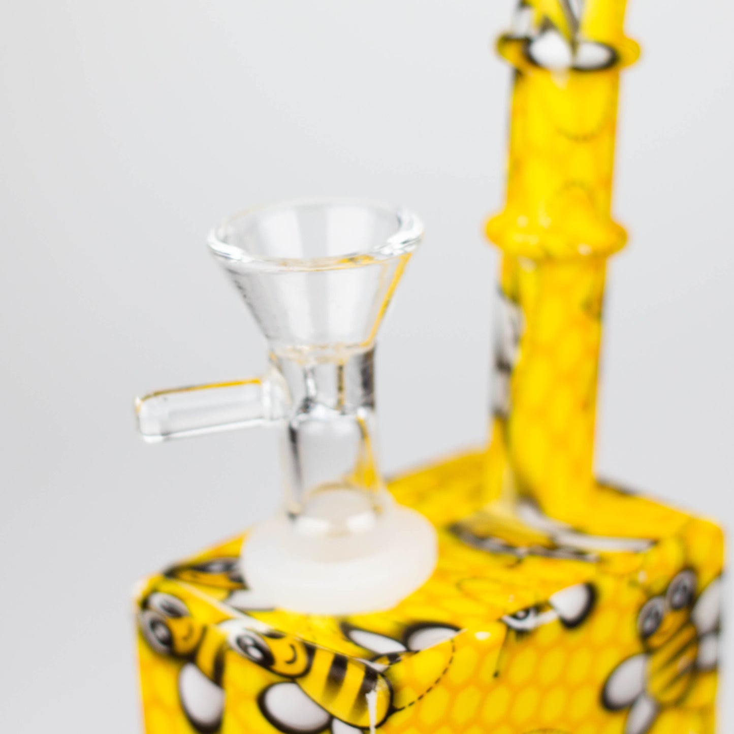 Fortune | 8" Hydrographic Silicone Square Pipe-Assorted [SP1001P] Resin · Silicone · Plastic Bong Fortune