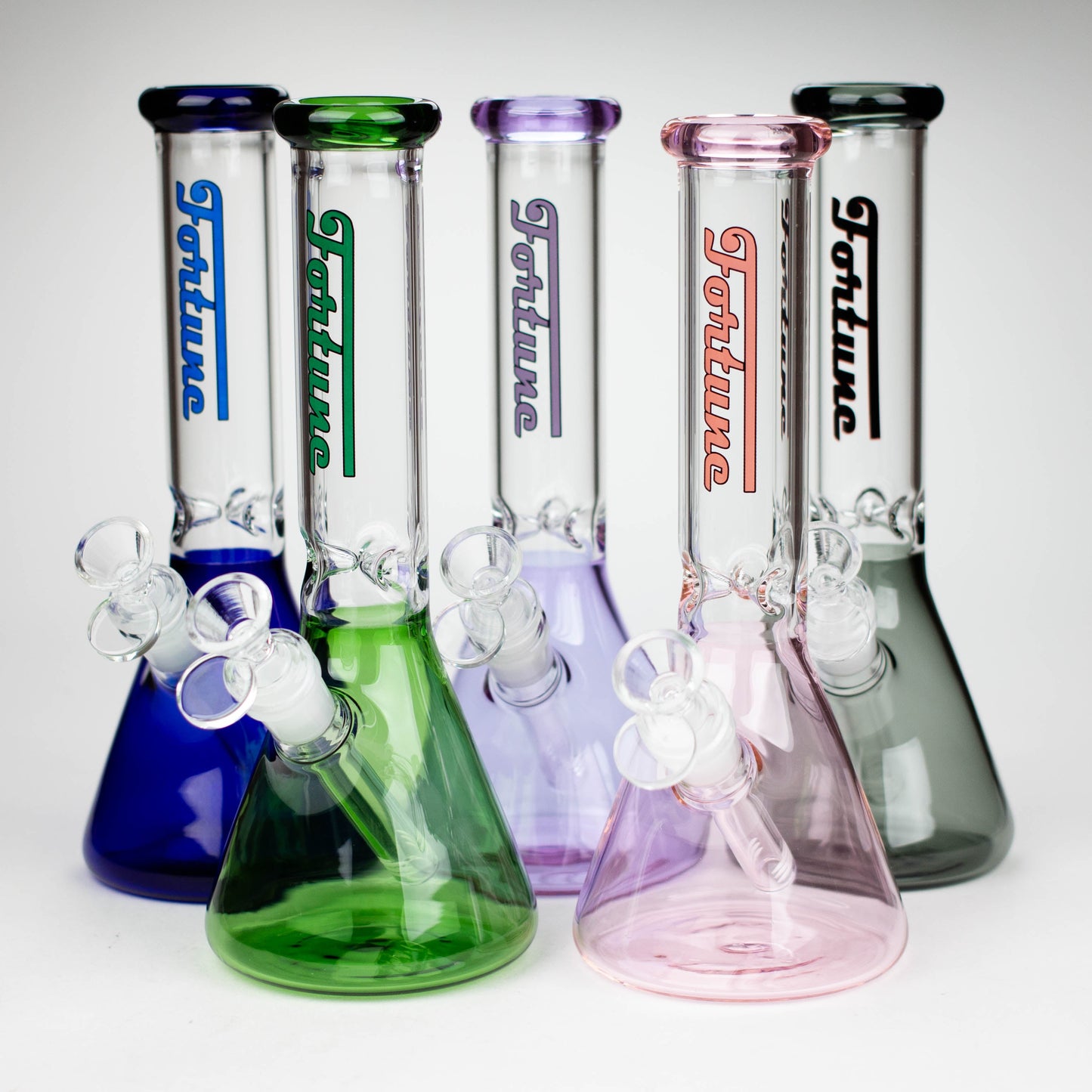 Fortune | 10" 4mm Color Beaker bong [103804] Glass Bong Fortune