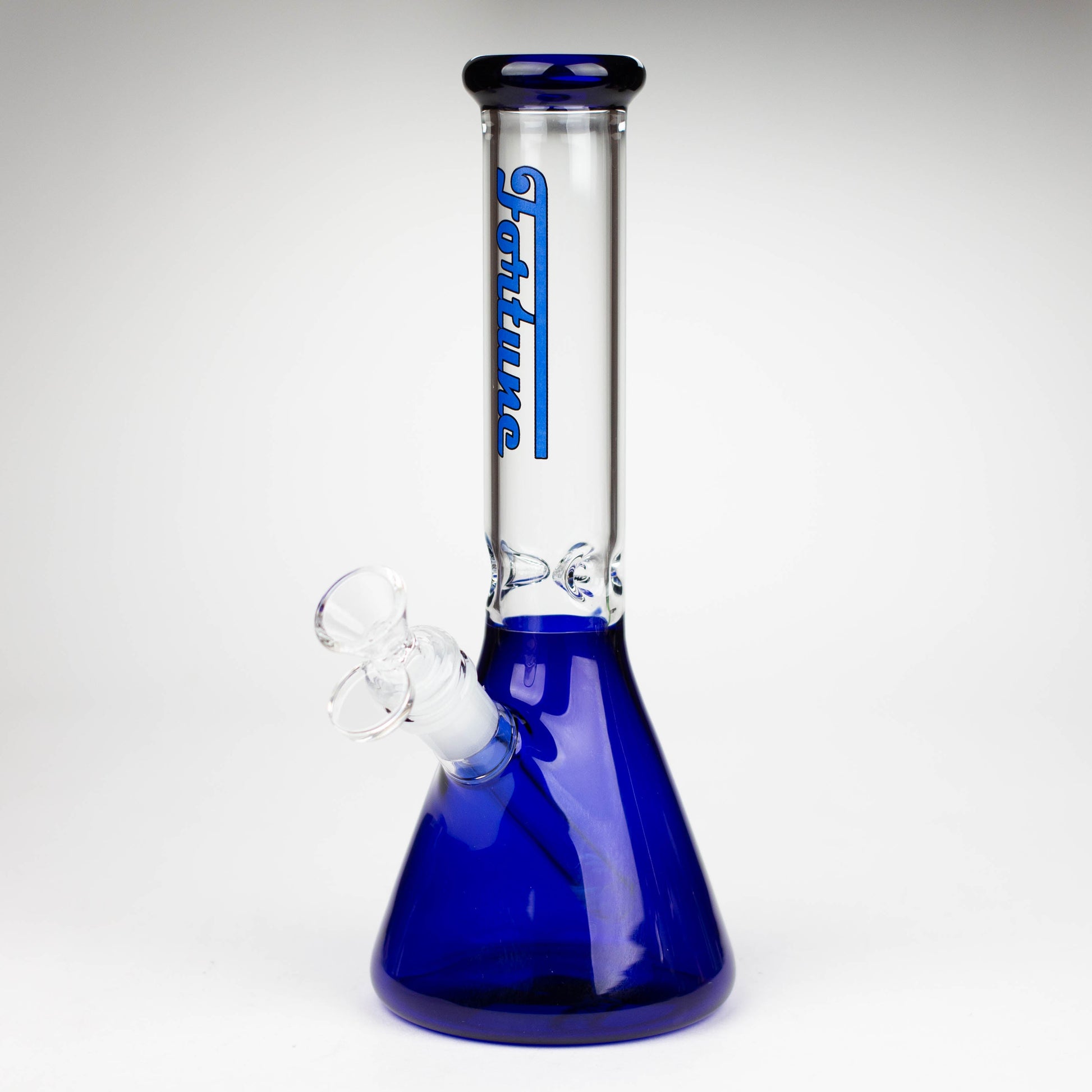 Fortune | 10" 4mm Color Beaker bong [103804] Glass Bong Fortune Blue