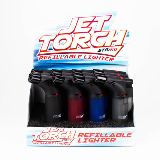 StriKo | Single Jet Torch Ligher Display of 12 [LT-UB-188] Torch BB Canada