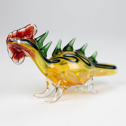 7" Lizard Insideout Glass Pipe [PIP972] Glass Pipe NIBO Distribution