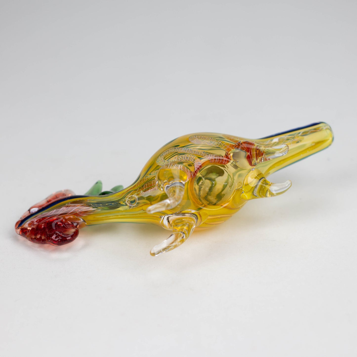 7" Lizard Insideout Glass Pipe [PIP972] Glass Pipe NIBO Distribution