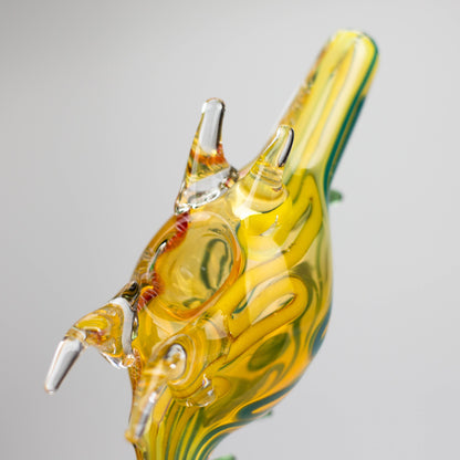 7" Lizard Insideout Glass Pipe [PIP972] Glass Pipe NIBO Distribution