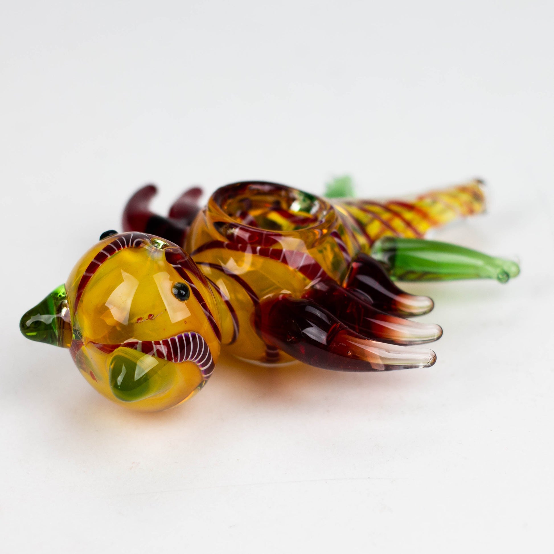 4-3/4" Bat Insideout Glass Smoking Pipe [PIP971] Glass Pipe NIBO Distribution