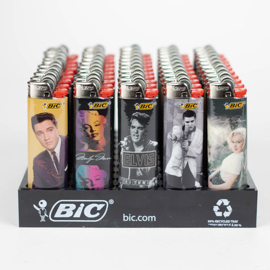 Bic Regular Lighter [ Icons ] - Display of 50 Lighter ONE