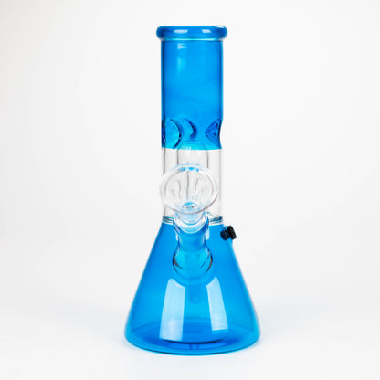 8" single dome Percolator glass water bong [GHWP-24] Glass Bong Purple Haze Smoke Inc