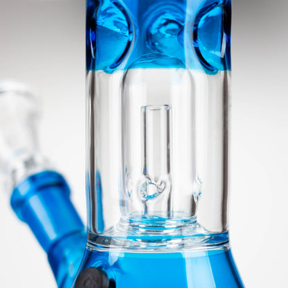 8" single dome Percolator glass water bong [GHWP-24] Glass Bong Purple Haze Smoke Inc