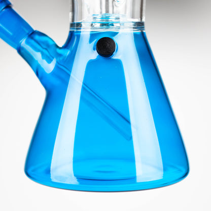 8" single dome Percolator glass water bong [GHWP-24] Glass Bong Purple Haze Smoke Inc