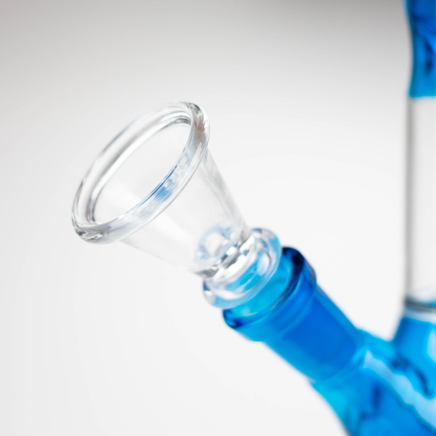 8" single dome Percolator glass water bong [GHWP-24] Glass Bong Purple Haze Smoke Inc