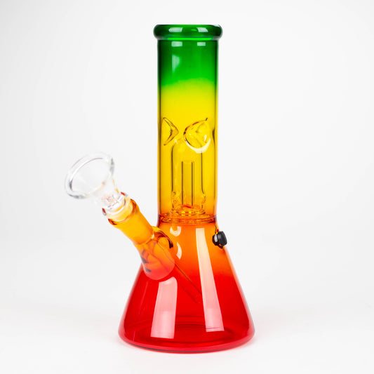 8" single dome Percolator glass water bong [GHWP-24] Glass Bong Purple Haze Smoke Inc Rasta