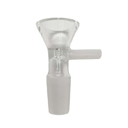 Glass Bowl With Solid Handle Bowl · Banger · Oil Burner Super Supplys Inc White