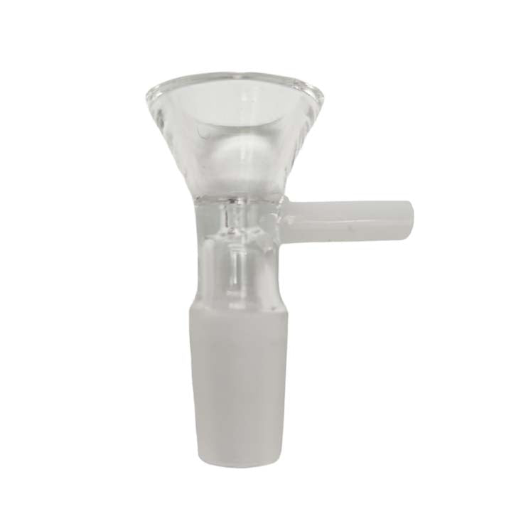 Glass Bowl With Solid Handle Bowl · Popper Super Supplys Inc White