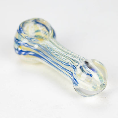 3.5" softglass hand pipe Pack of 2 [11584] Glass Pipe ONE