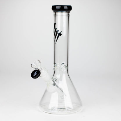 HIT | 10" Glass Water Pipe Glass Bong NIBO Distribution T-Black