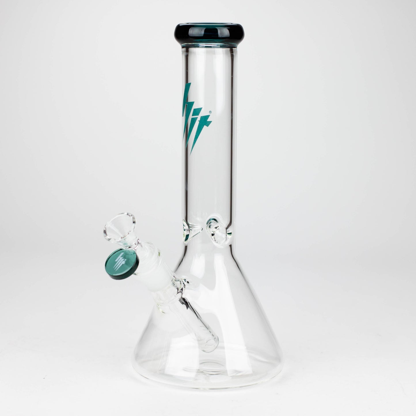HIT | 10" Glass Water Pipe Glass Bong NIBO Distribution Teal
