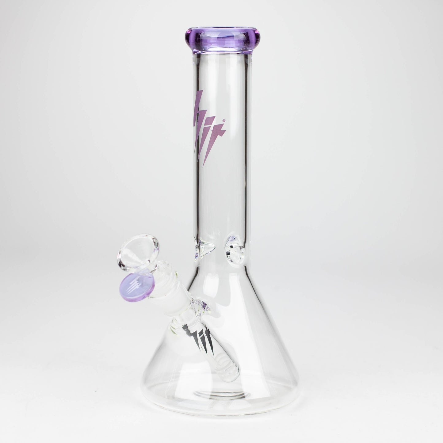 HIT | 10" Glass Water Pipe Glass Bong NIBO Distribution Purple