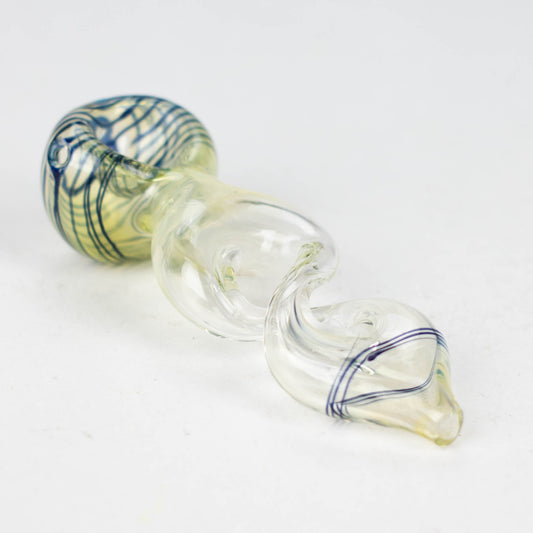 4" Color change Twist Single Outside Pipe Glass Pipe NIBO Distribution