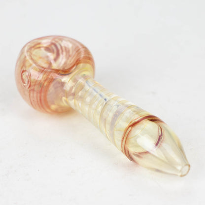2.5" Color change spiral Single Outside Pipe Glass Pipe NIBO Distribution