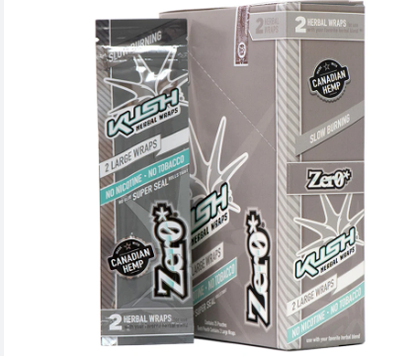 KUSH® | Hemp Wrap 2pk 25/box Leaf Wrap LEHIGH WHOLESALE
