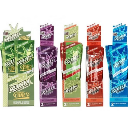 KUSH® | Hemp Wrap 2pk 25/box Leaf Wrap LEHIGH WHOLESALE