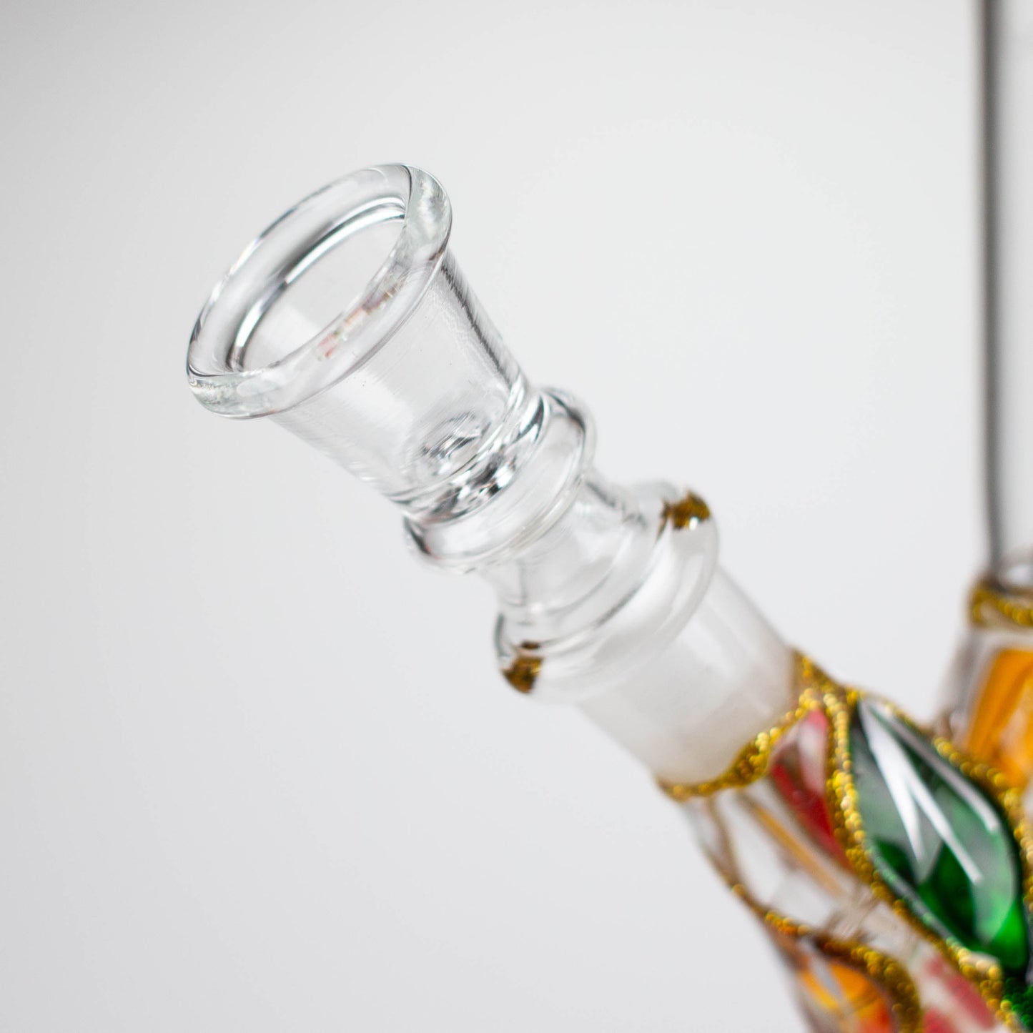 8" Handcrafted Single Dome Percolator Ice Bong-Assorted Glass Bong Bongzie Smokes