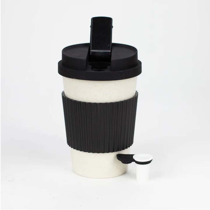 Coffee Cup Bong with ceramic bowl - Assorted [SP1061] Resin · Silicone · Plastic Bong Super Supplys Inc