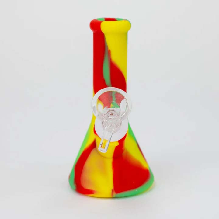 Fortune | 5" Silicone Bong-Assorted [SP1038] Resin · Silicone · Plastic Bong Fortune