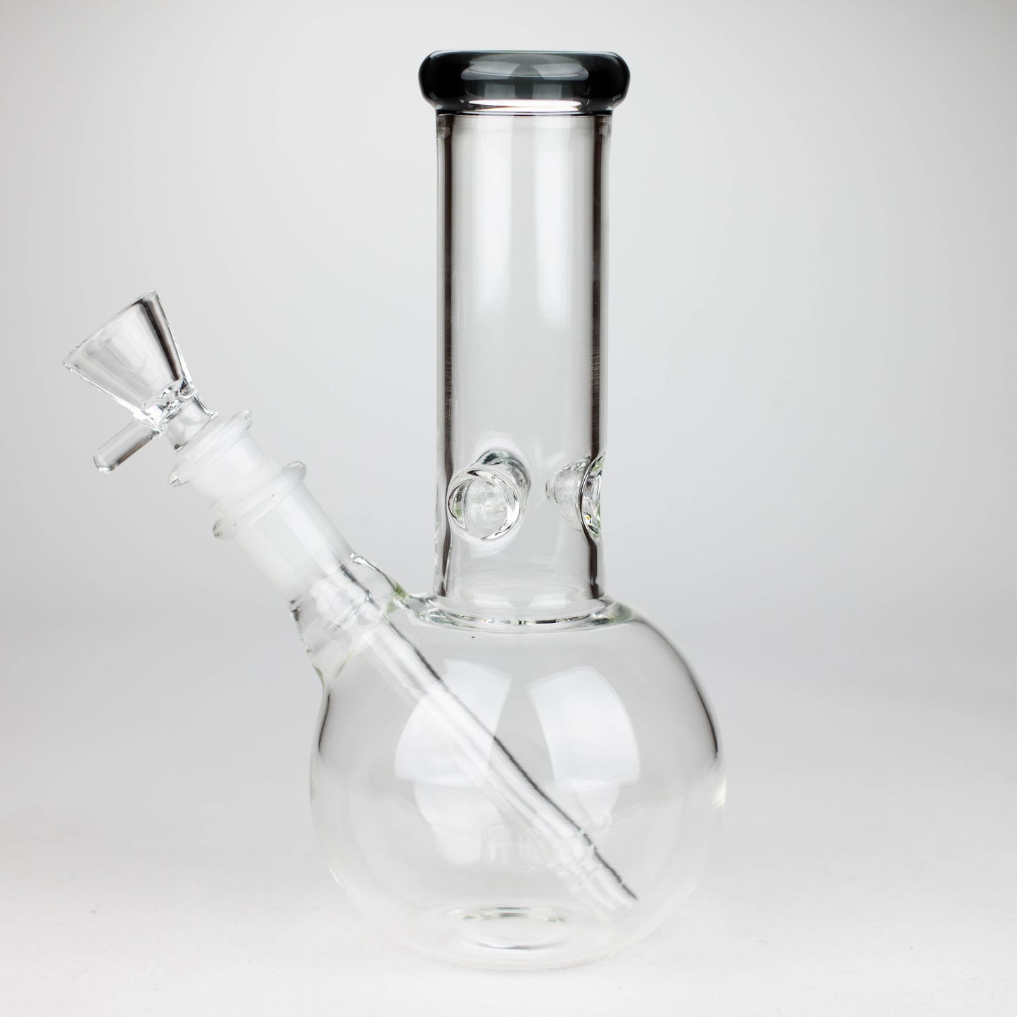 9" Round base glass bong Glass Bong Bongzie Smokes