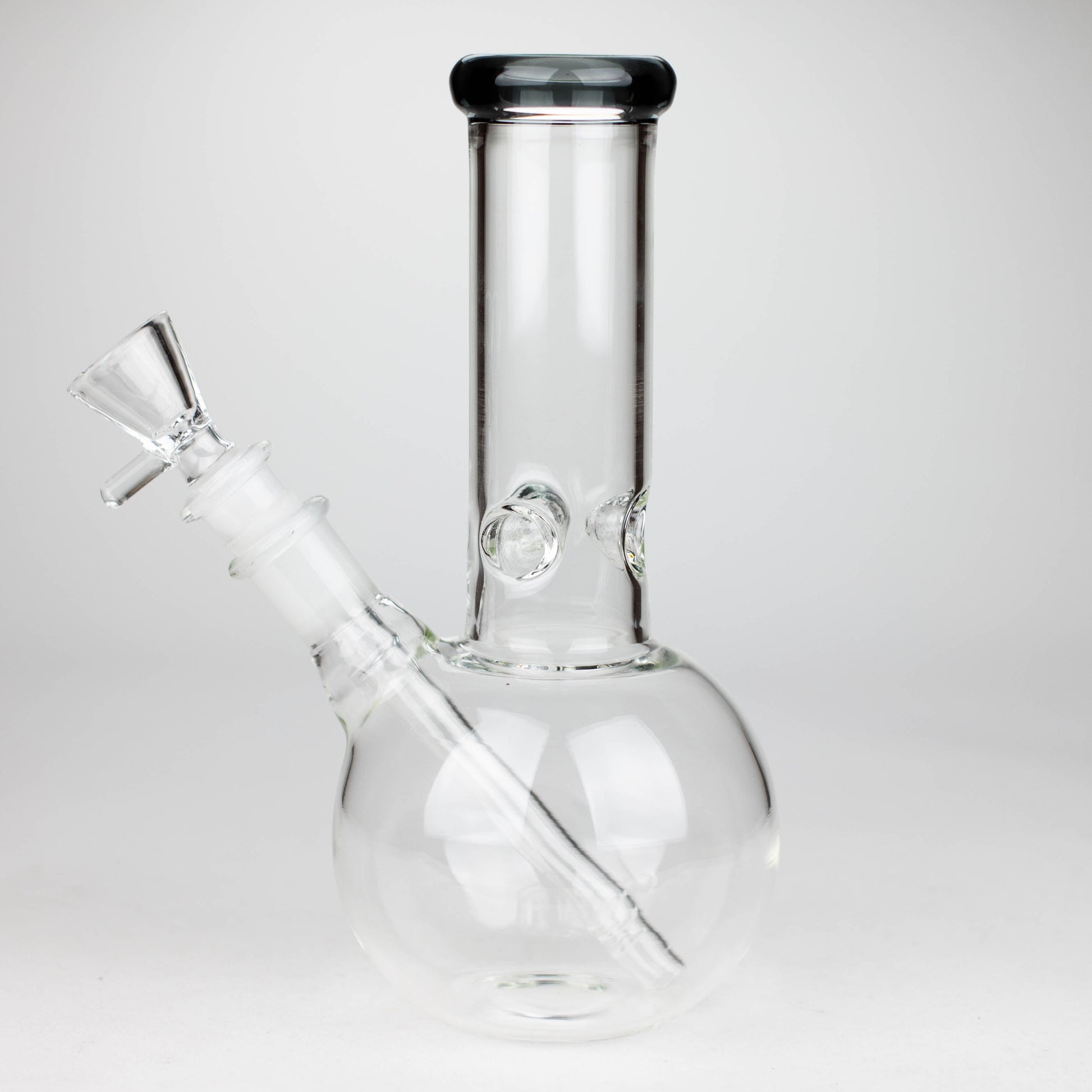 9" Round base glass bong Glass Bong Bongzie Smokes