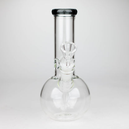 9" Round base glass bong Glass Bong Bongzie Smokes