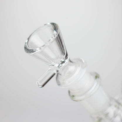 9" Round base glass bong Glass Bong Bongzie Smokes