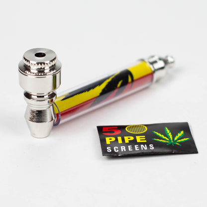3.5" Metal Pipe with Screen Box of 12 [MP004] Metal Pipe ONE