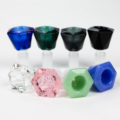 Genie | 14 mm Diamond shape Glass Bowl Box of 16 [Bowl6-14] Bowl · Popper BB Canada