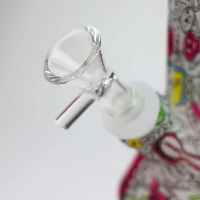 Fortune | 5" Hydrographic Silicone Bong-Assorted [SP1038P] Resin · Silicone · Plastic Bong Fortune