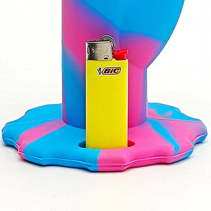 Fortune | 10" Silicone Waterpipe-Assorted [SP1010] Resin · Silicone · Plastic Bong Fortune