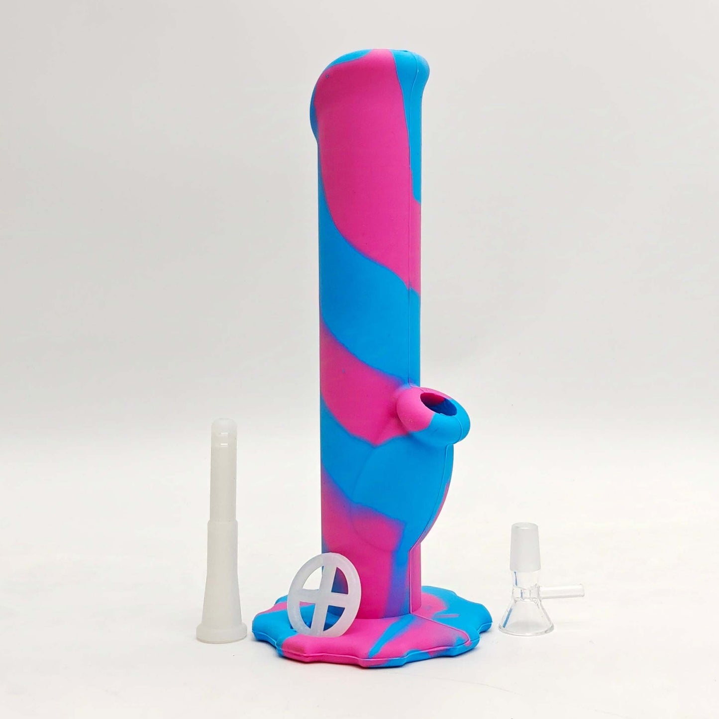 Fortune | 10" Silicone Waterpipe-Assorted [SP1010] Resin · Silicone · Plastic Bong Fortune
