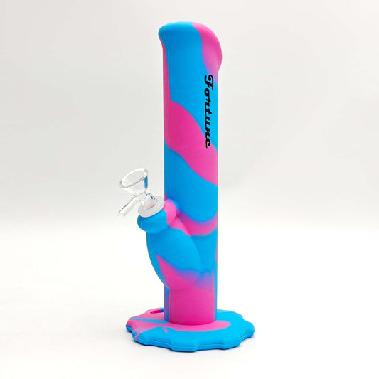 Fortune | 10" Silicone Waterpipe-Assorted [SP1010] Resin · Silicone · Plastic Bong Fortune