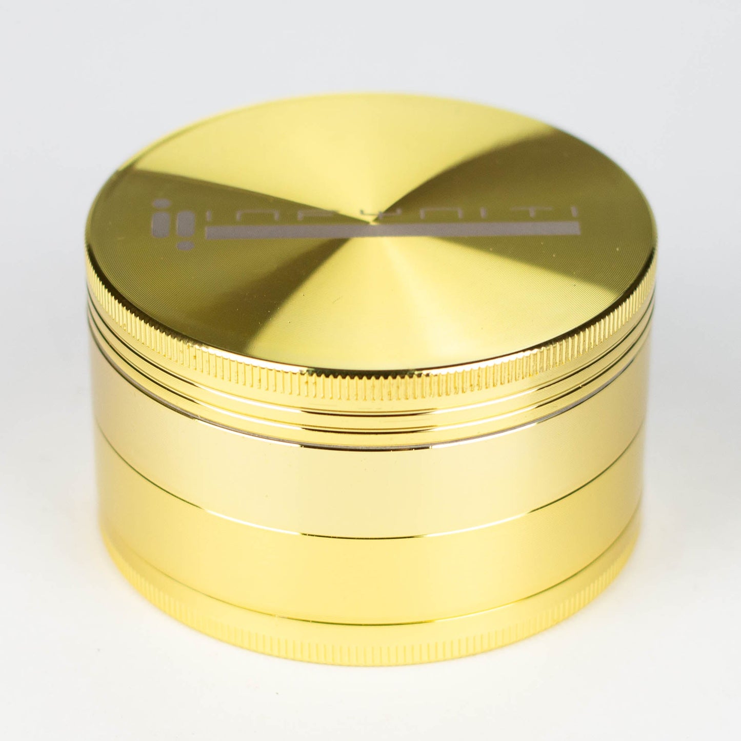 Infyniti | 4 parts metal herb grinder [GR7541] Regular Grinder ONE Gold