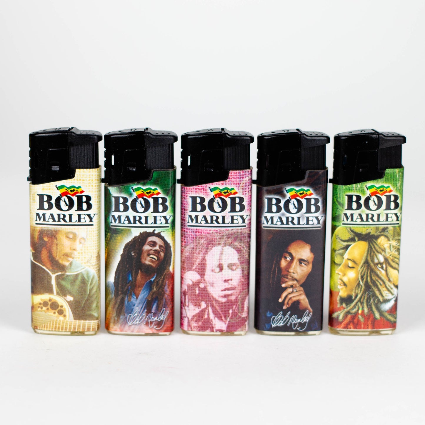 STRiKO | Bob Marley Refillable torch lighter Box of 50 Lighter BB Canada Design A