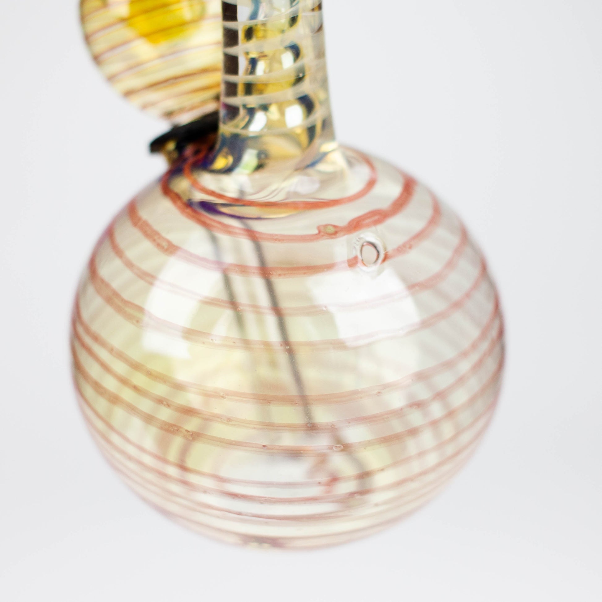 6" changing color glass bong Glass Bong ONE