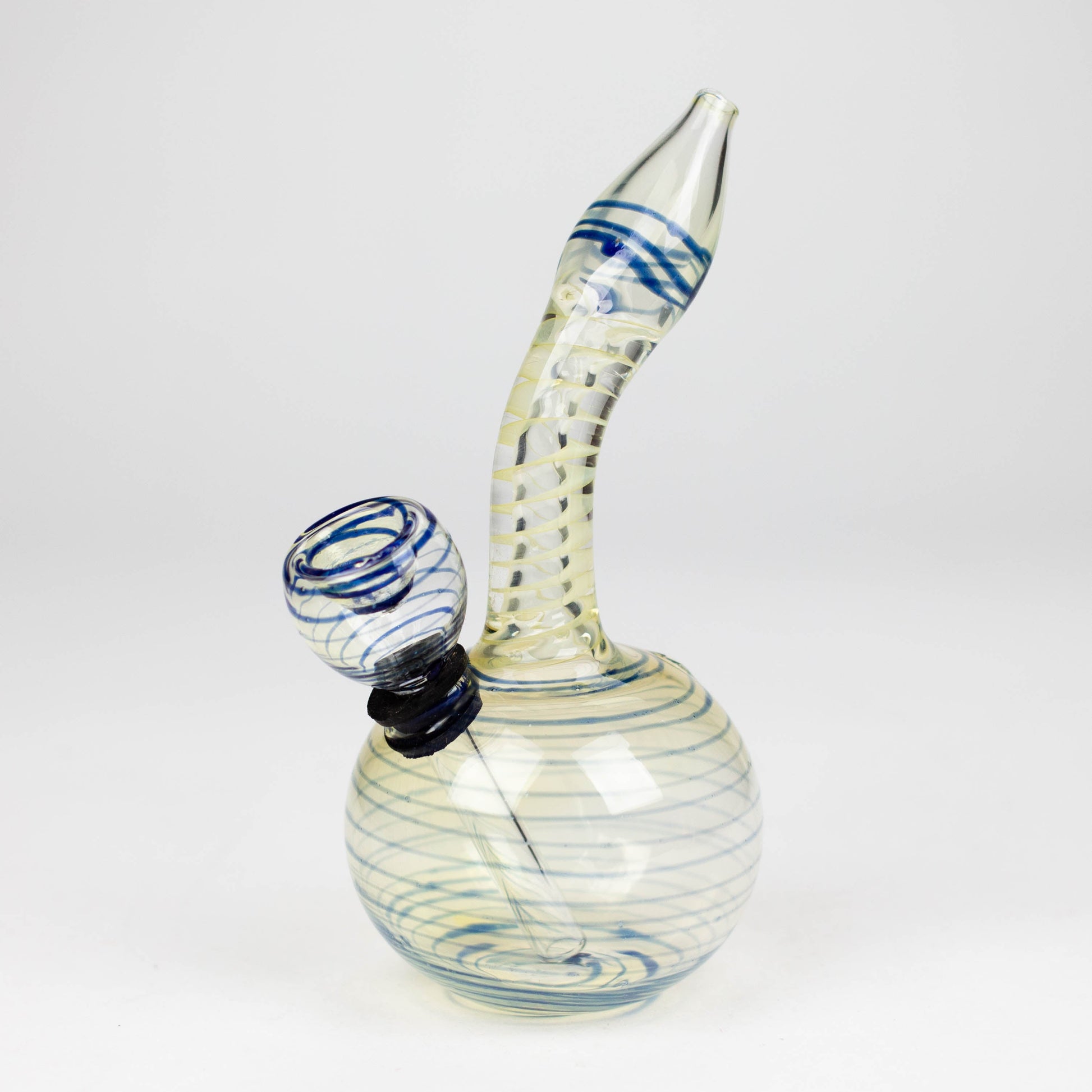 6" changing color glass bong Glass Bong ONE Blue